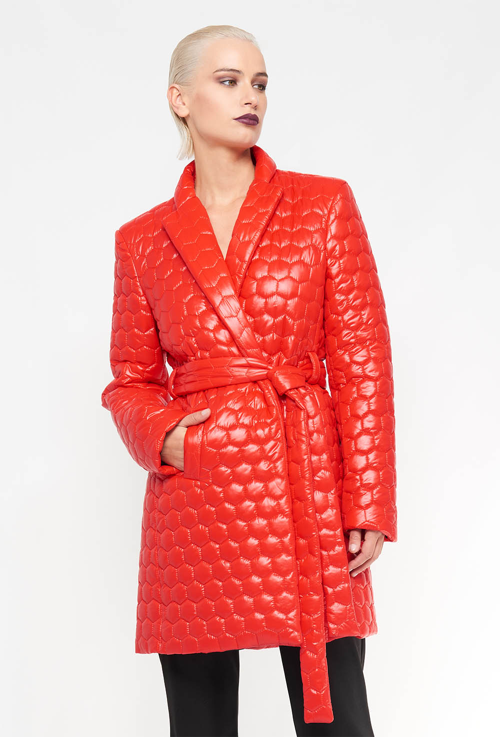 Cappotto trapuntato